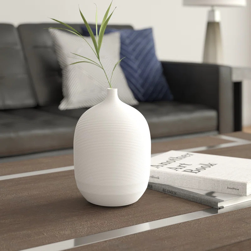 Gerber Ceramic Bellied Round Table Vase | Wayfair North America