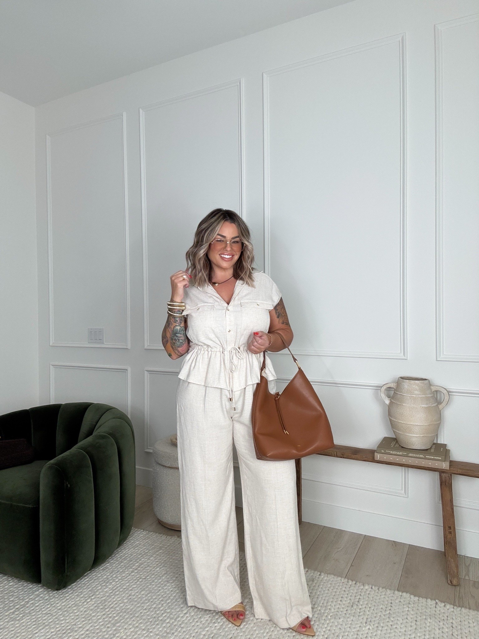 Size XL jumpsuit ( it looks like a 2pc set)  could have done a L it’s a little baggy . Def tall girl friendly. I’m 5’5 and wearing a 3 inch heel. 
#zara #midsize 

Follow my shop @shaynaslife on the @shop.LTK app to shop this post and get my exclusive app-only content!

#liketkit 
@shop.ltk
https://liketk.it/5kMai

#LTKMidsize #LTKFindsUnder100 #LTKFindsUnder50