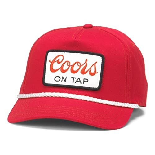 AMERICAN NEEDLE Coors Roscoe Adjustable Snapback Baseball Trucker Hat (23008A-COORS-RED) | Amazon (US)