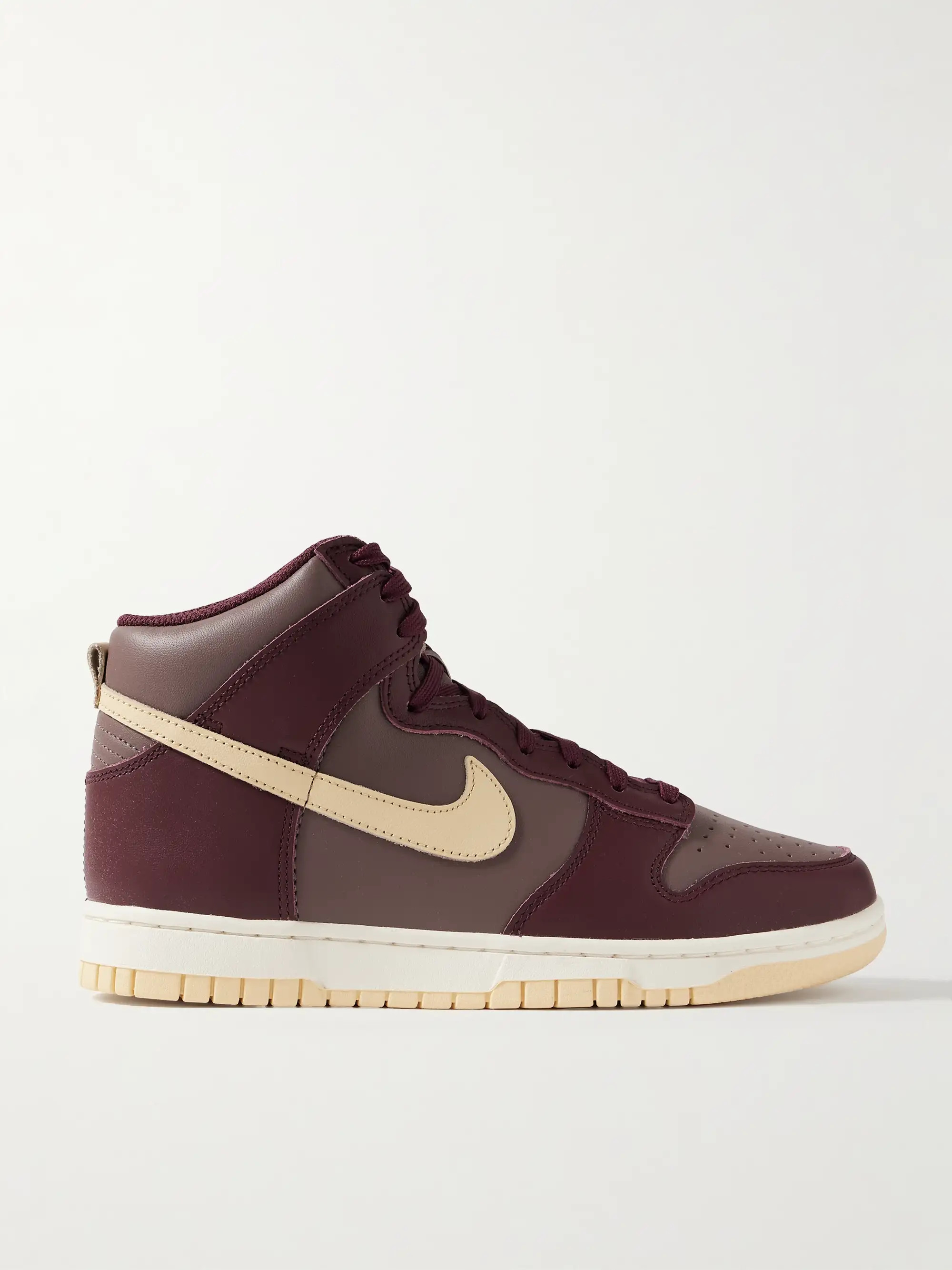 Dunk High leather sneakers | NET-A-PORTER (US)