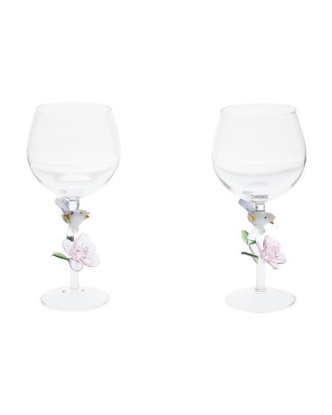 2pk Figural Wine Glasses | TJ Maxx