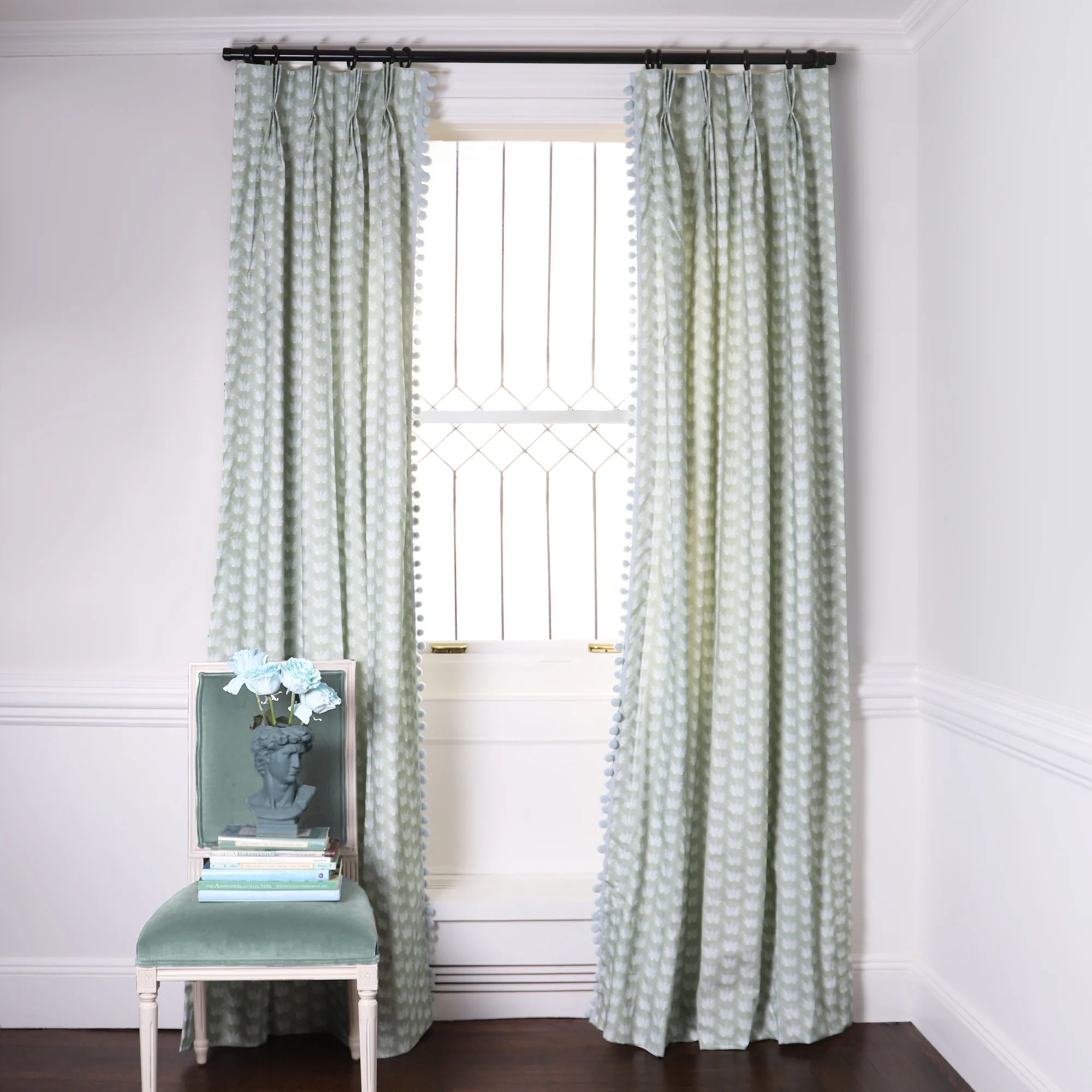 Serena Sea Salt
                Custom Curtain | Pepper