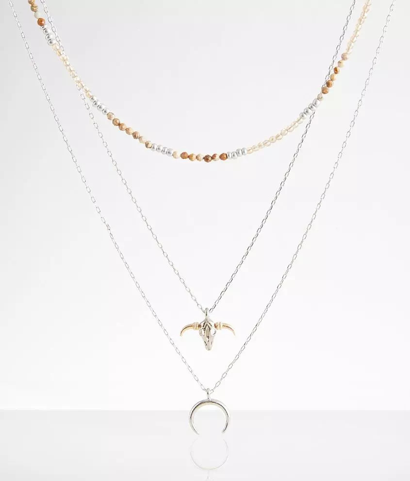 3 Pack Western Necklace Set | Buckle