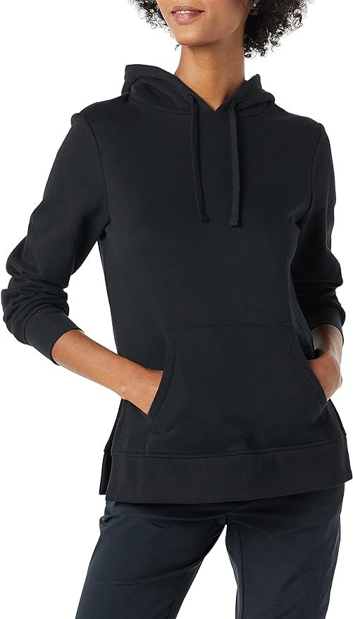 Amazon Essentials Women's Fleece Hooded Tunic Sweatshirt | Amazon (US)