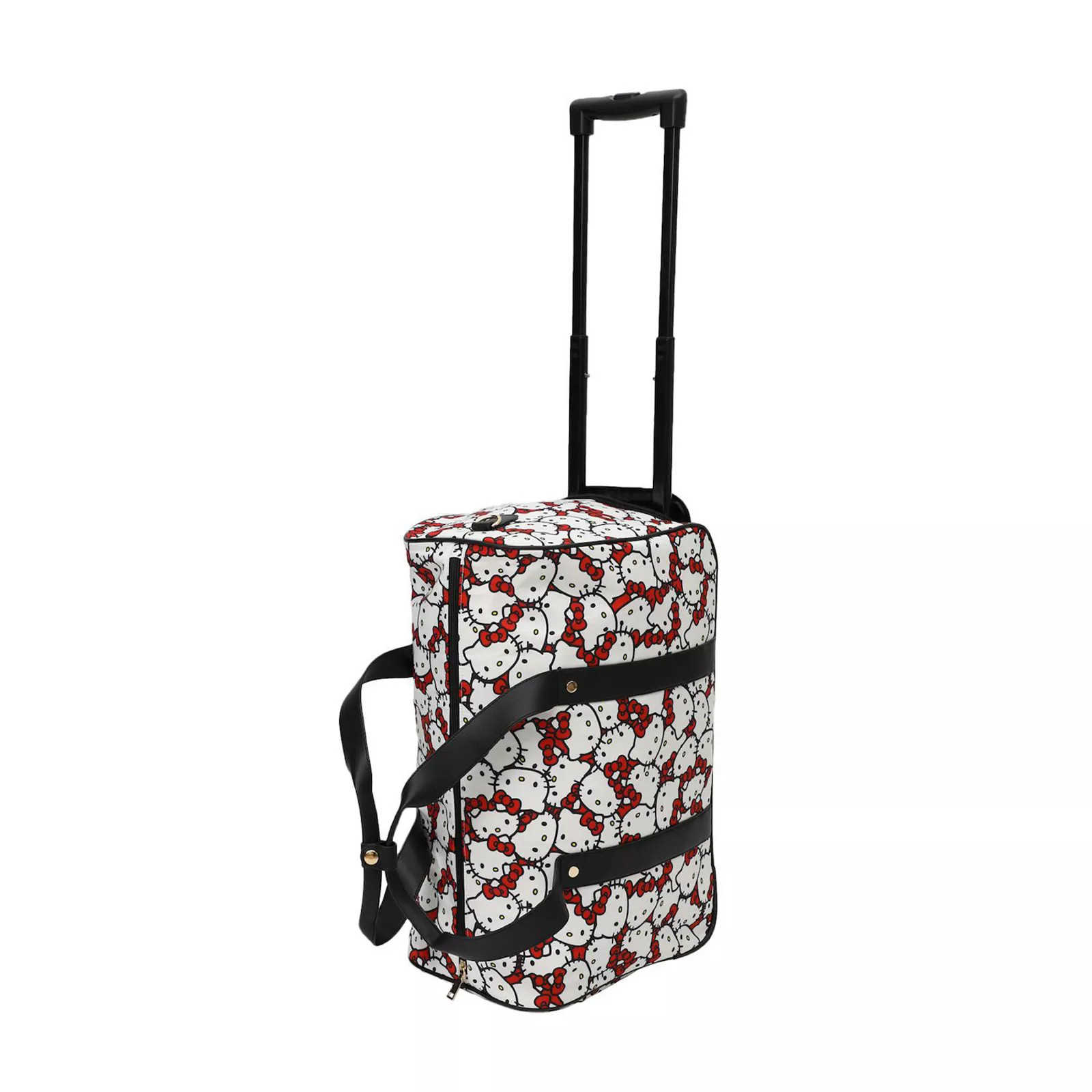 Hello Kitty Allover Print 18-Inch Wheeled Duffel Bag, White | Kohl's