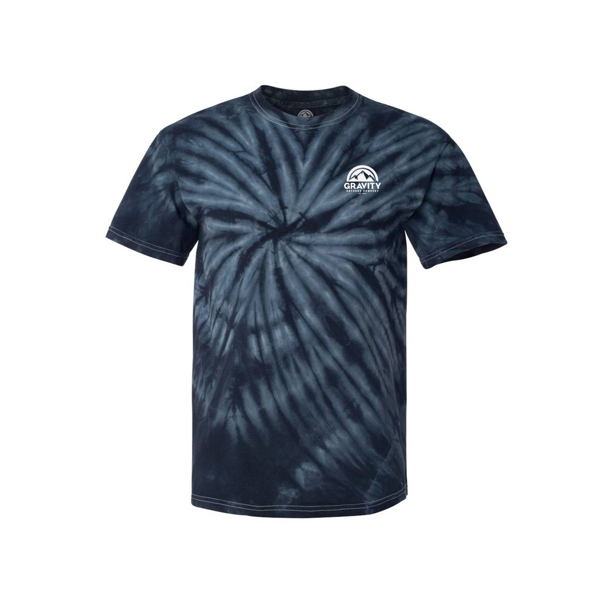 Gravity Outdoor Co. Mens Tie-Dye Small Logo T-Shirt | Walmart (US)