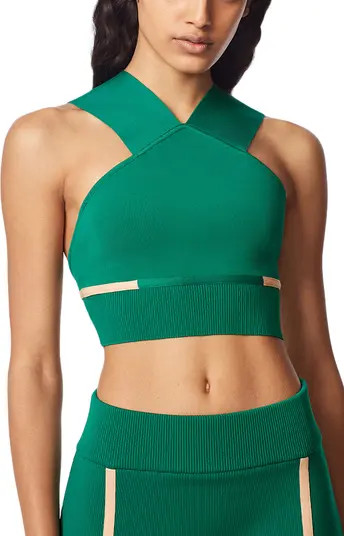 Halter Neck Knit Body-Con Bandage Bra Top | Nordstrom