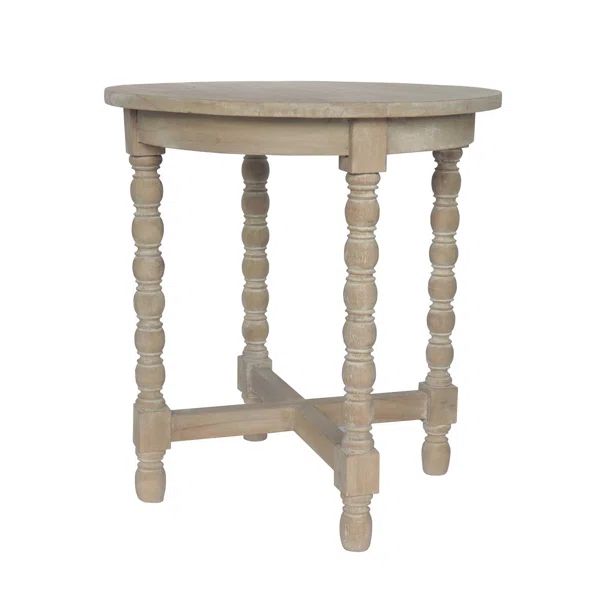 Baen Hargraves Solid Wood Cross Legs End Table | Wayfair Professional