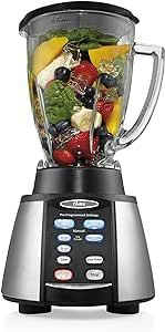 Oster Reverse Crush Counterforms Blender, with 6-Cup Glass Jar, 7-Speed Settings and Brushed Stai... | Amazon (US)