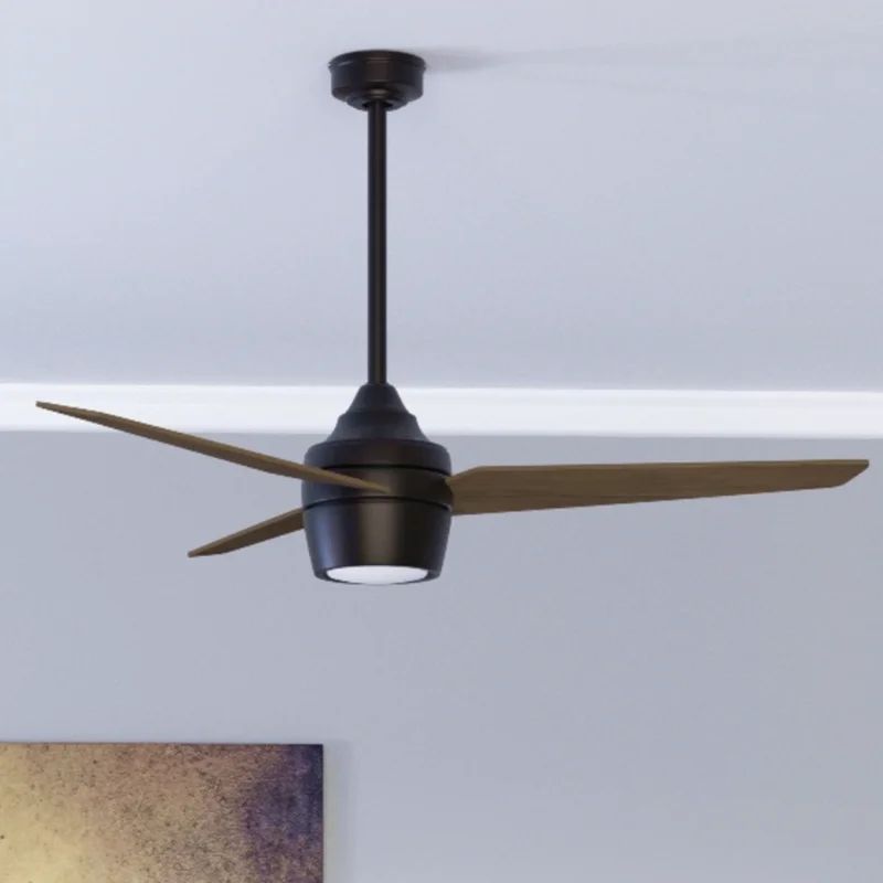 52'' Ares LED Propeller Ceiling Fan with Remote Control and Light Kit Included | Wayfair North America