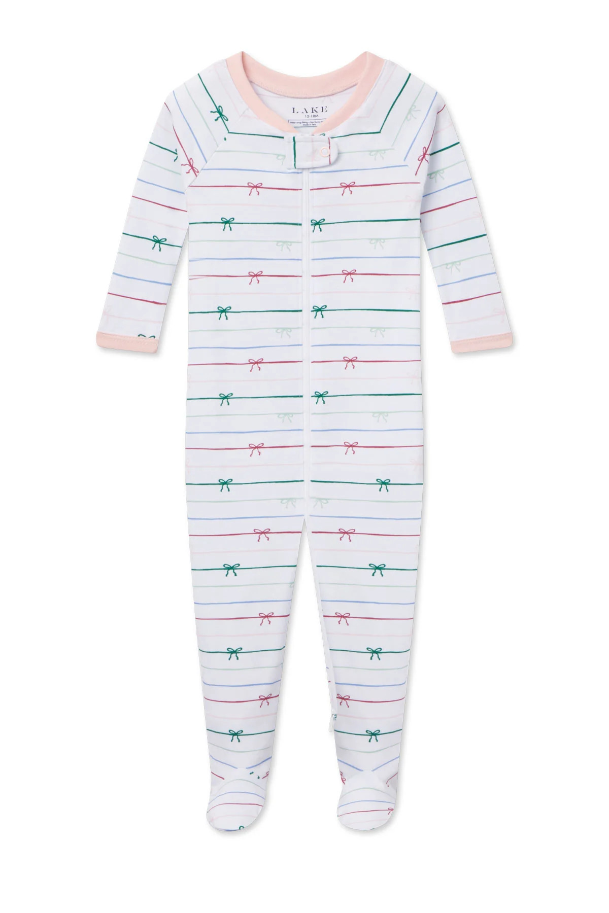 Baby Sleeper in Pretty Ribbon | Lake Pajamas