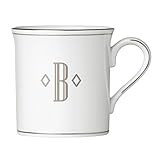 Lenox Federal Platinum Block Monogram Dinnerware Mug, B | Amazon (US)