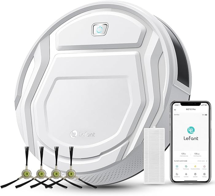 Lefant Robot Vacuum Cleaner, Slim Robot Vacuum for Pet Hair, Strong Suction, Quiet Operation, Aut... | Amazon (CA)