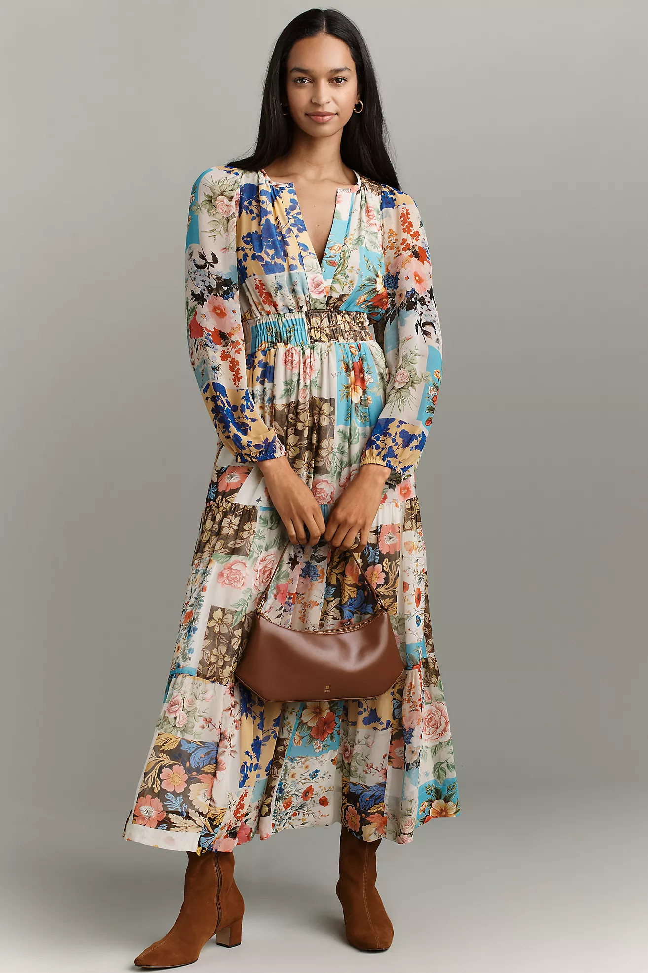 The Somerset Maxi Dress: Long-Sleeve Chiffon Edition | Anthropologie (US)