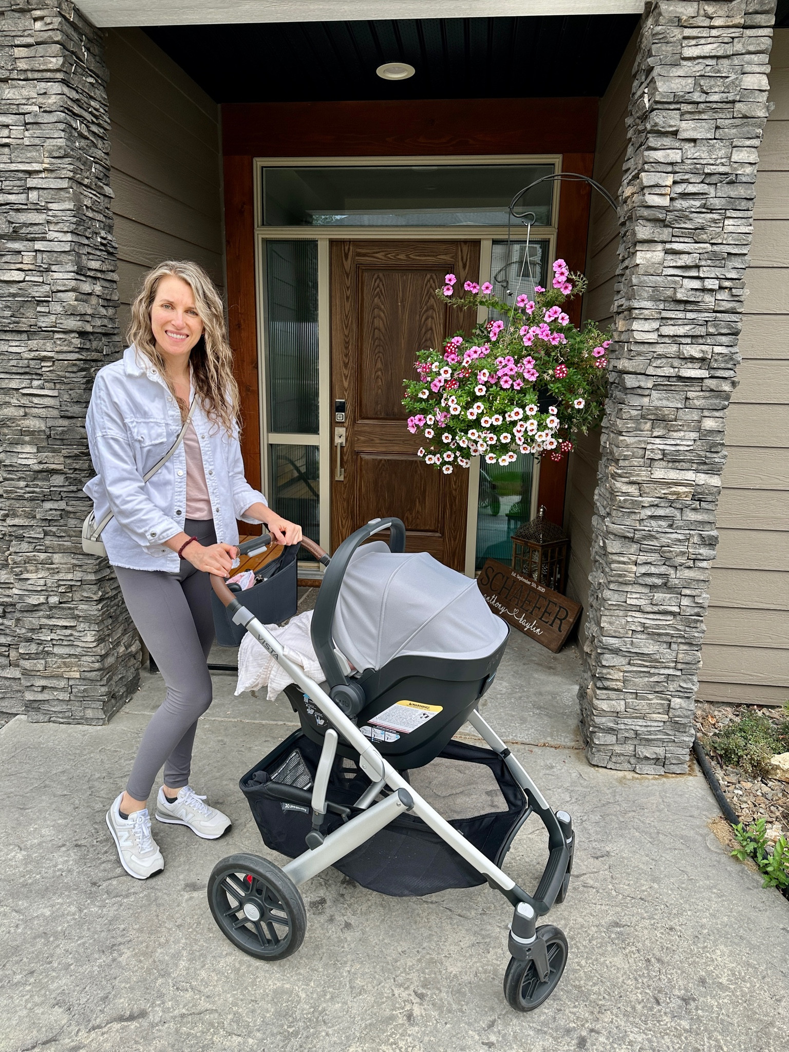 This is my favourite thing that we got for our new baby girl!  The Uppababy Vista V2 stroller with Mesa car seat! The car seat clicks in and out and into the car with a handy base.  It also comes with a bassinet that our little girl loves! I also love these New Balance runners! 

#LTKFind 

#LTKbaby