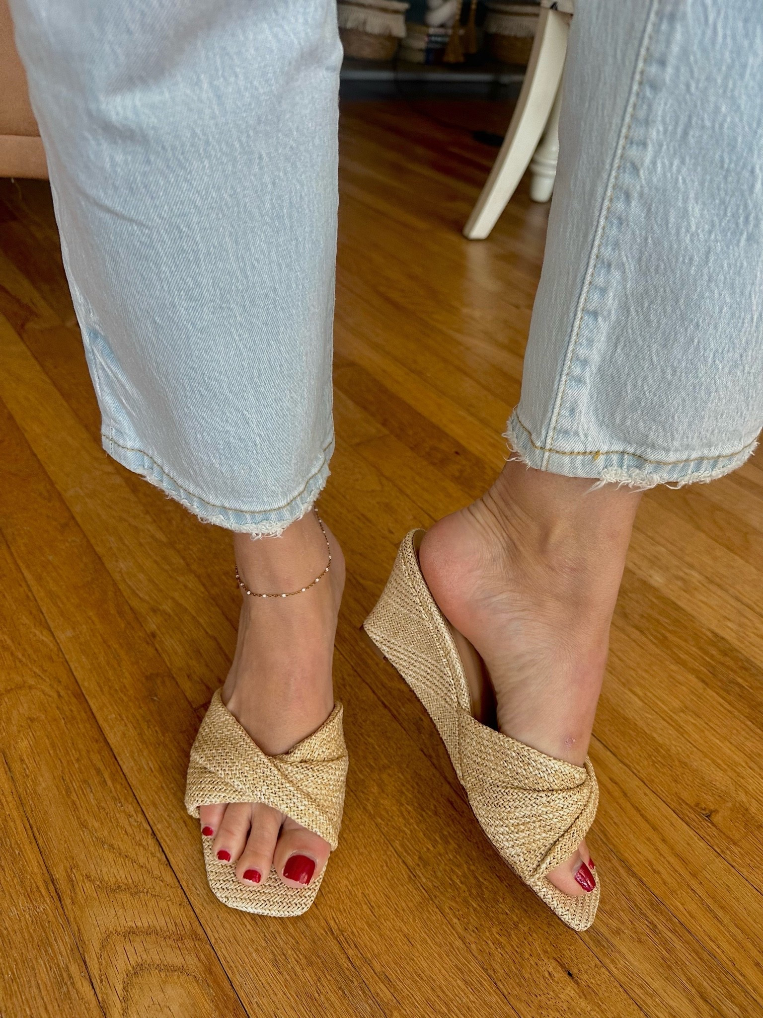 Just ordered these wedges from #Target and they shipped so fast and they are soooo cute in person. Will be rocking these all summer 👡

#LTKootd #LTKSaleAlert #LTKWorkwear