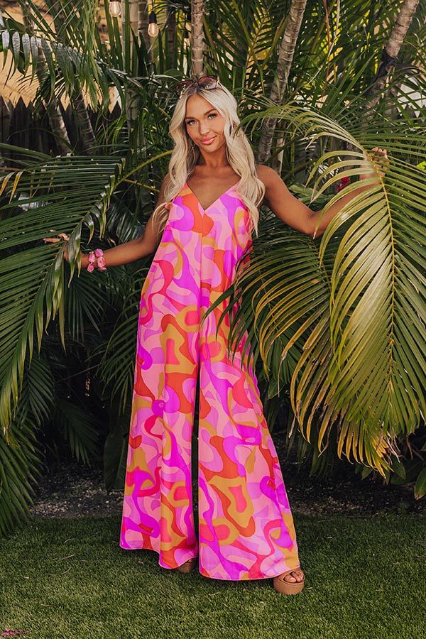 Tulum Dreaming Jumpsuit in Pink | Impressions Online Boutique