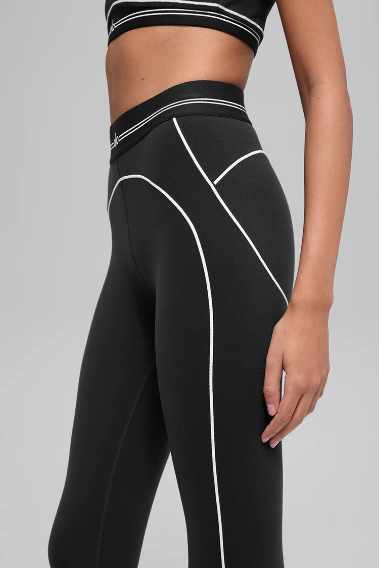 Airbrush High-Waist 7/8 Heart Throb Legging | Alo Yoga (US)