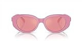 Swarovski SK6002 Sunglasses, Pink/Pink Mirrored Pink, 53 mm | Amazon (US)