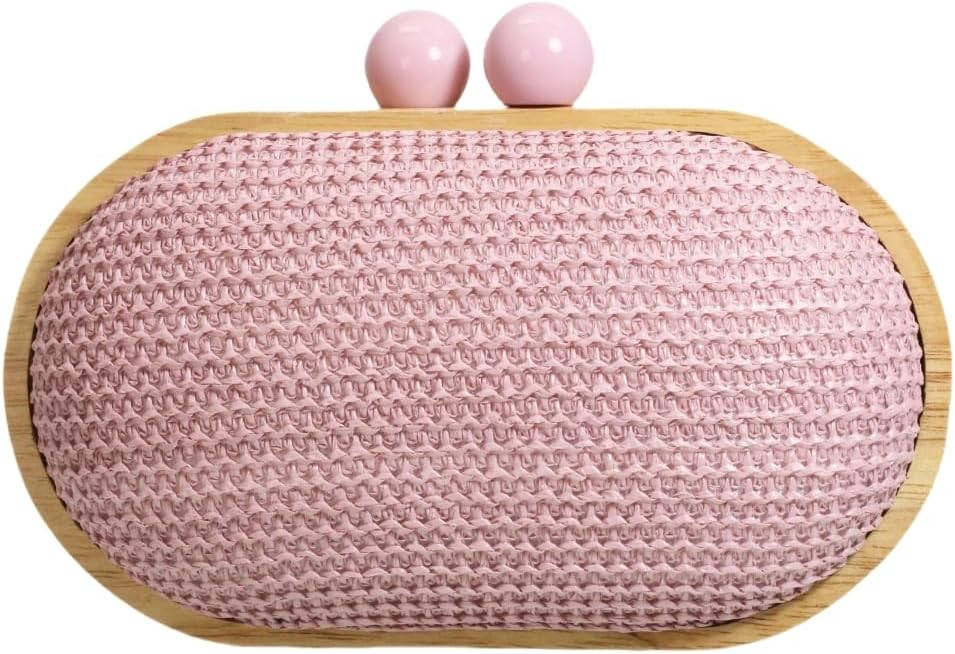 UMREN Straw Clutch Handbags Women Beach Crossbody Hand-woven Summer Purse Wallet Top handle Eveni... | Amazon (US)