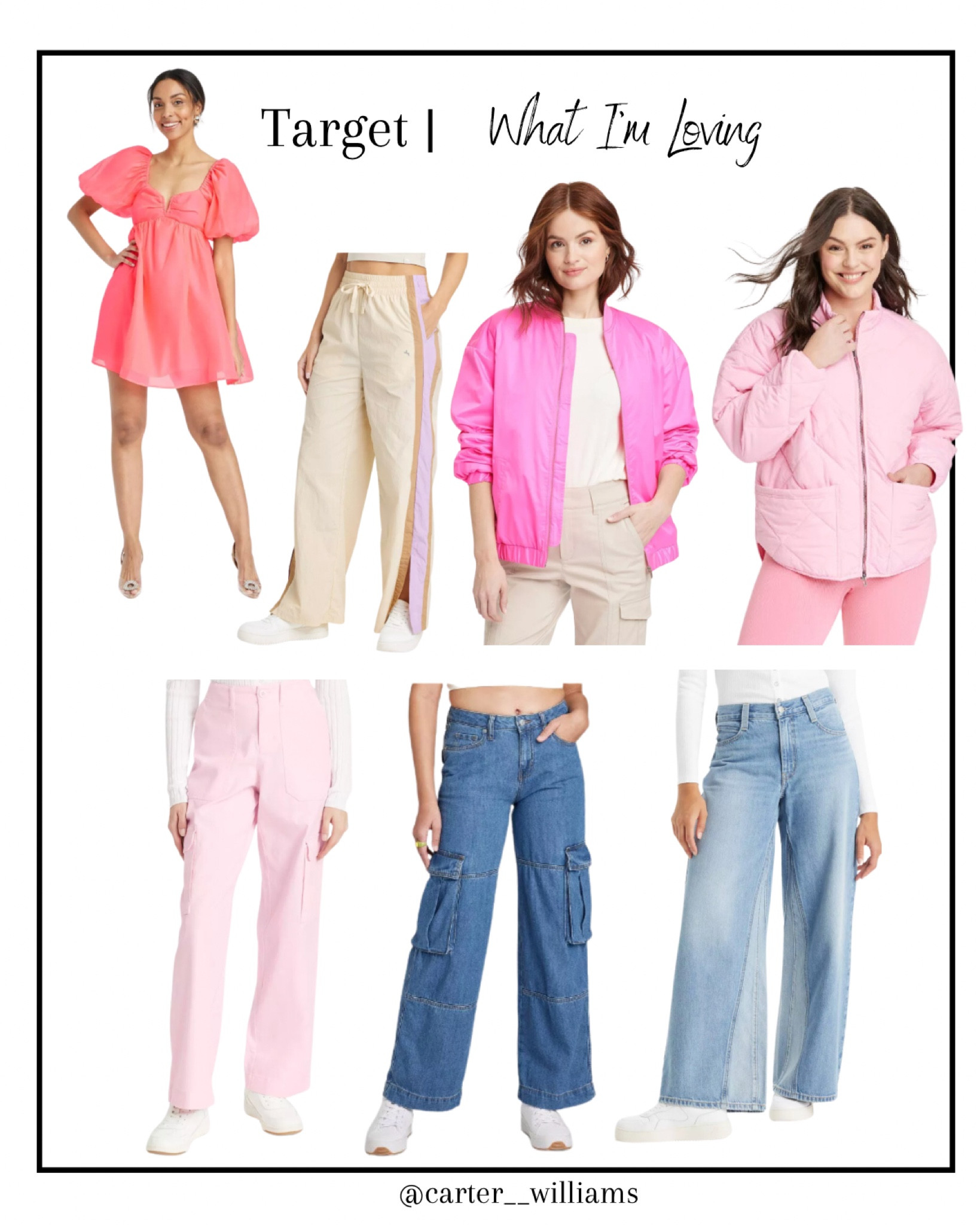 Target new arrivals for spring transition. Loving pink and denim 💕


Target | spring | capsule wardrobe | jacket | cargo pants | cargo denim | casual fashion | designer look alike 

#LTKMostLoved #LTKfindsunder50 #LTKstyletip