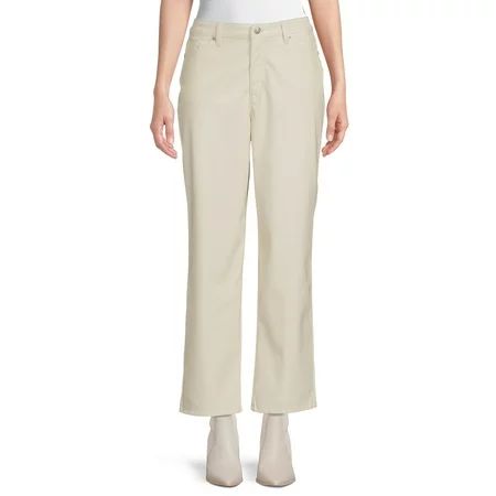 Madden NYC Women’s Faux Leather Dad Pants | Walmart (US)