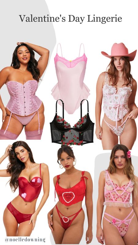 Some of my favorite lingerie I have found lately! Perfect for a fun Valentine’s Day! Everything from savage by fenty, Victoria secret, adore me, skims, for love and lemons!

#LTKmidsize #LTKstyletip #LTKMostLoved