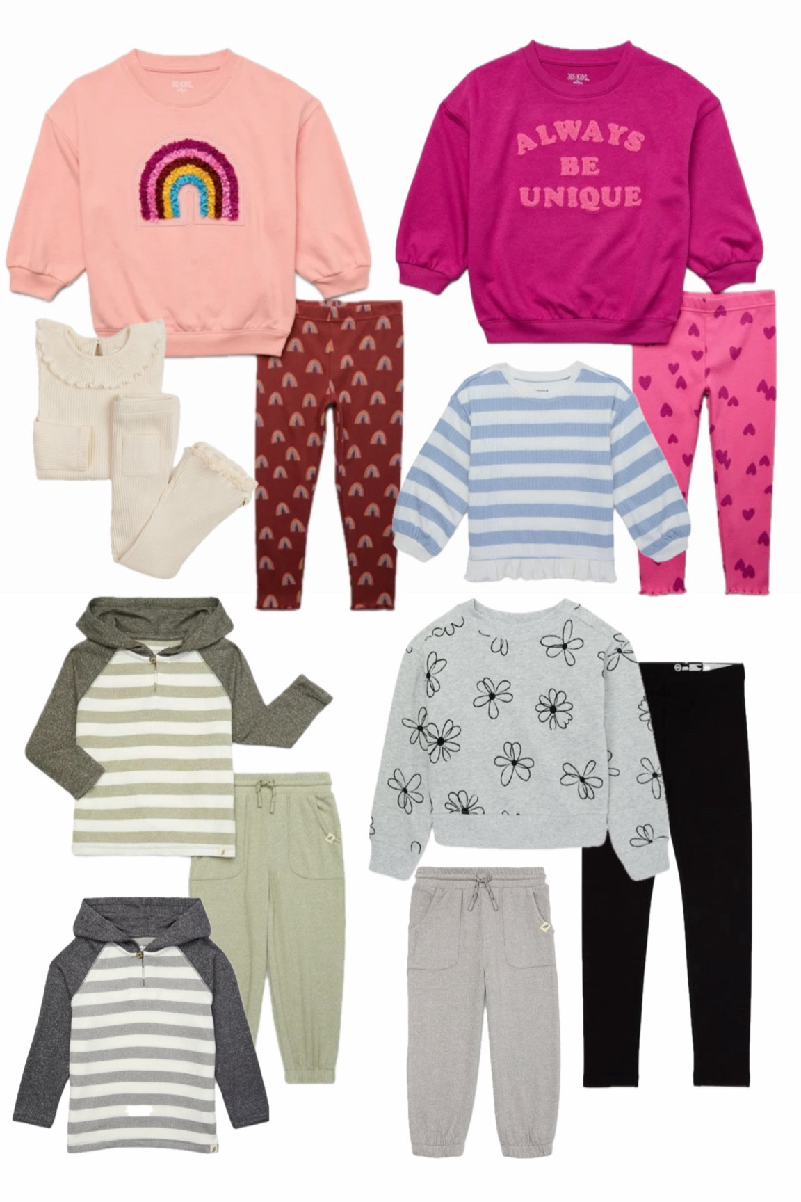 Kids deals at Walmart. All of these are between $3.98 to $19 and the sizes are 5T or XS (4) and S (6)