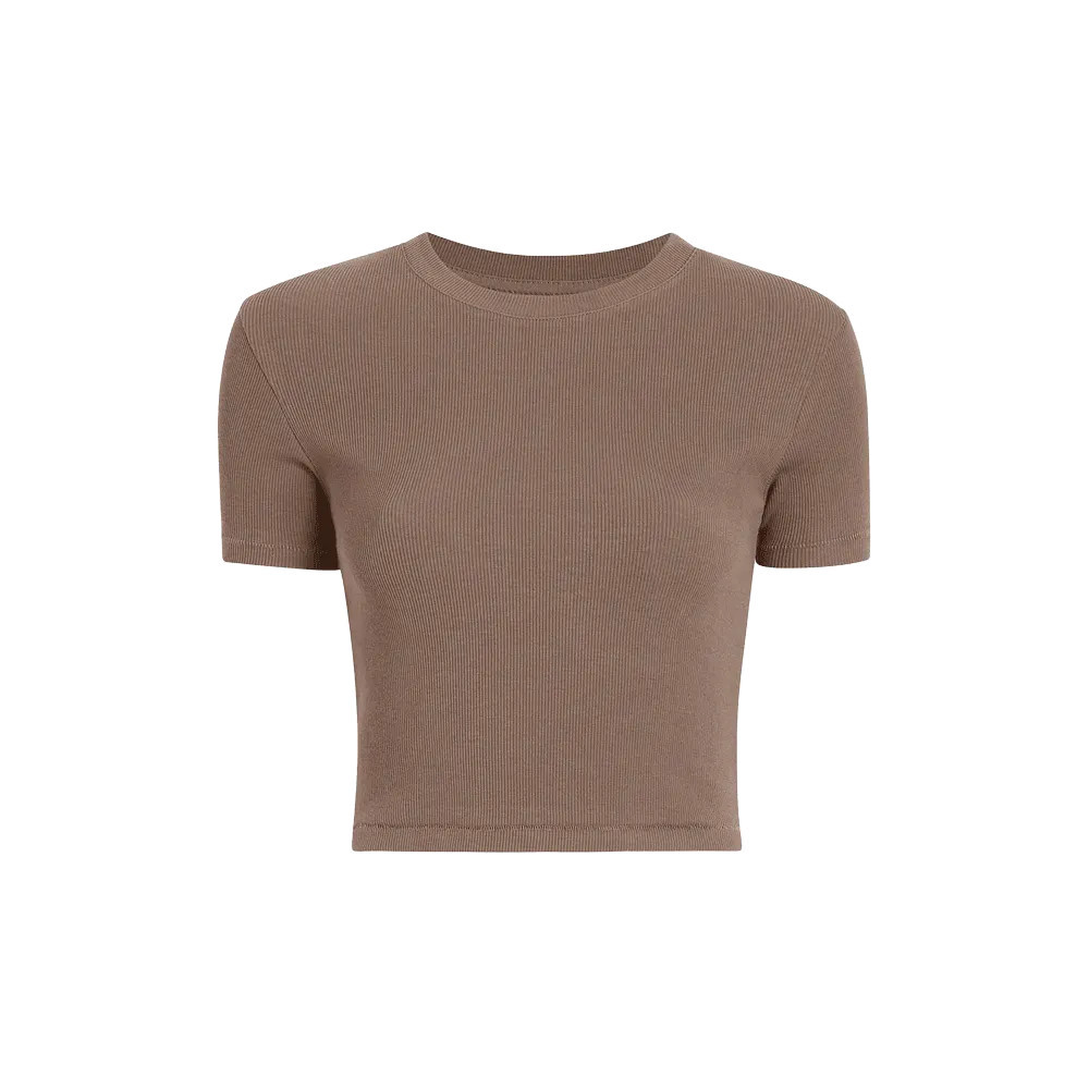 Women's Baby Tee | Mocha - nuuds | nuuds