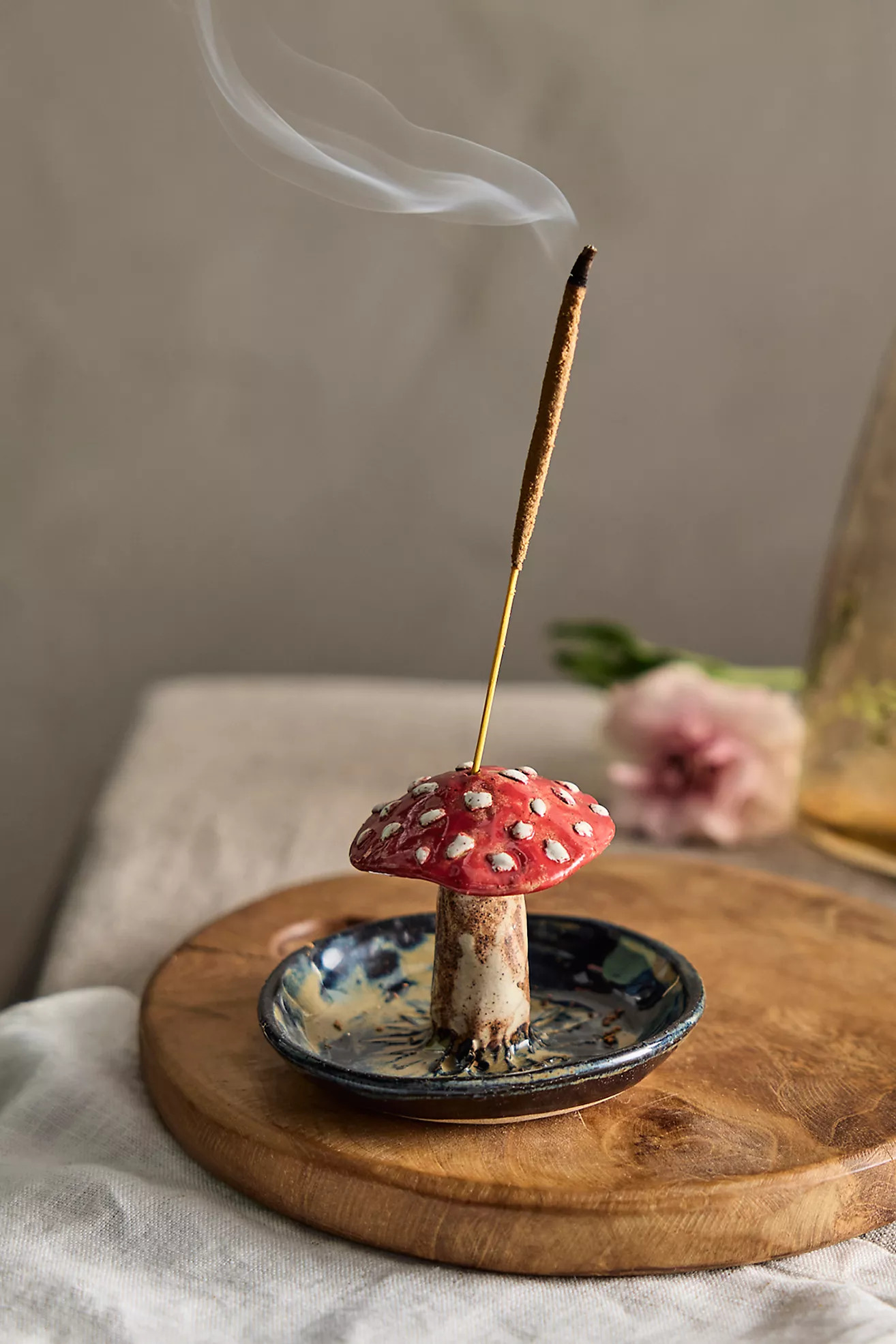 Mushroom Ceramic Incense Holder | Terrain