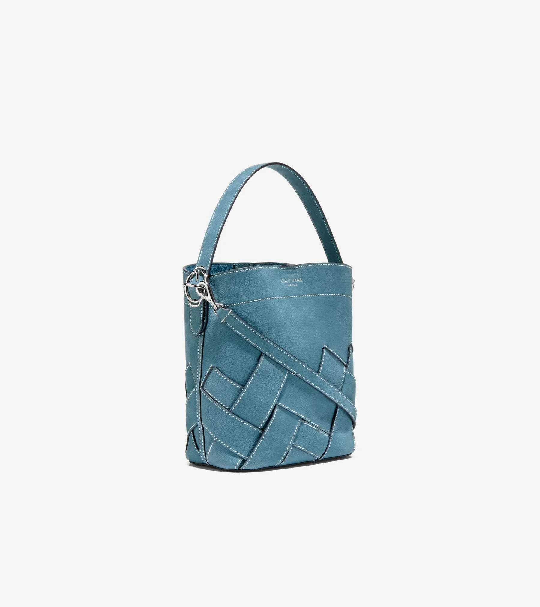 Women's Alexandria Small Bucket Crossbody Bag in Blue | Cole Haan | Cole Haan (US)