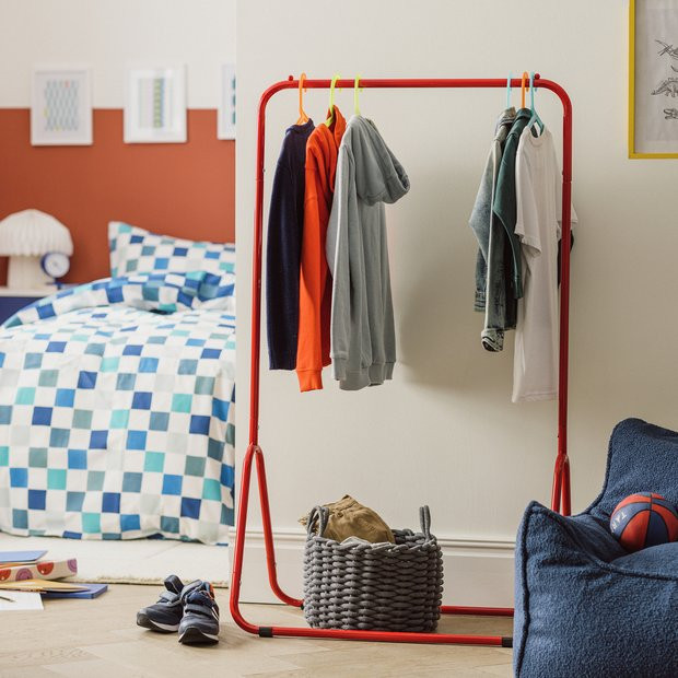Buy Habitat Kids Arnie Clothes Rail - Red | Kids wardrobes | Argos | argos.co.uk