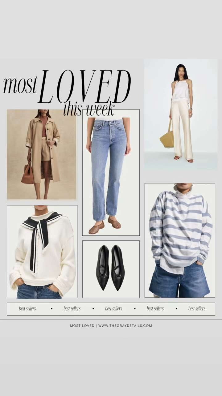 Excited to share a roundup of most loved favorites this week. From flattering jeans, to cozy sweaters, to trench coats, and more. 

 #LTKgrwm #LTKootd #LTKWorkwear