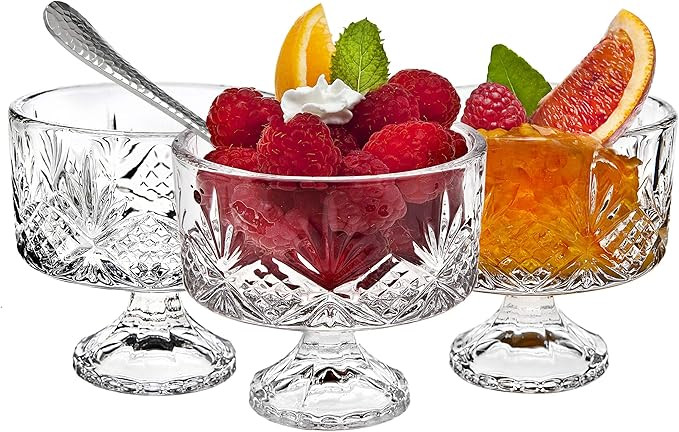 Godinger Glass Dublin Tasters Trifle, Custom, Clear, 16 Pc Set | Amazon (US)