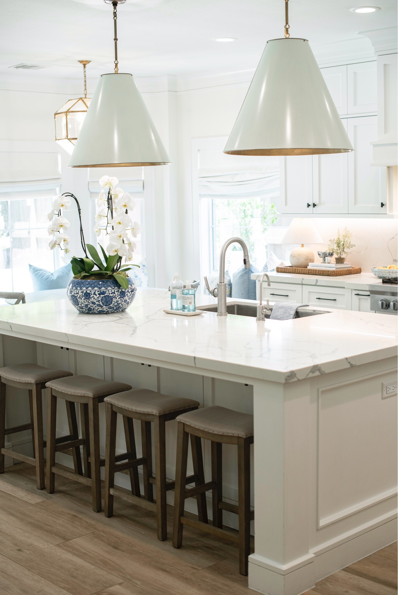 Pendant lights over the kitchen island 

#LTKsalealert #LTKhome #LTKfamily