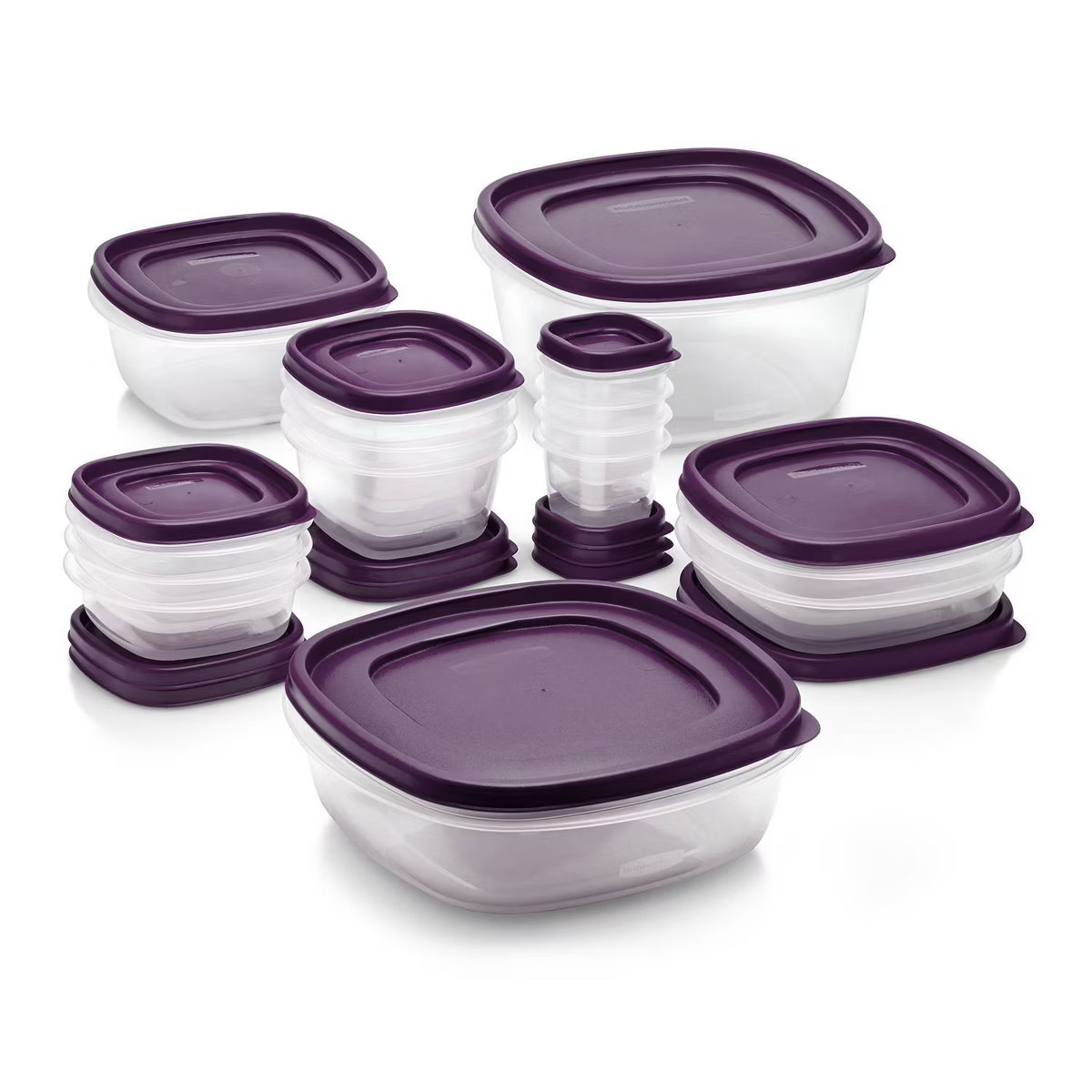 Rubbermaid 30pc Food Storage Set with Easy Find Lids Amethyst | Target