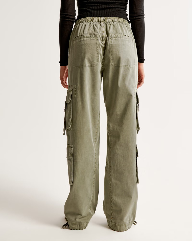 High Rise Baggy Cargo Pant | Abercrombie & Fitch (US)