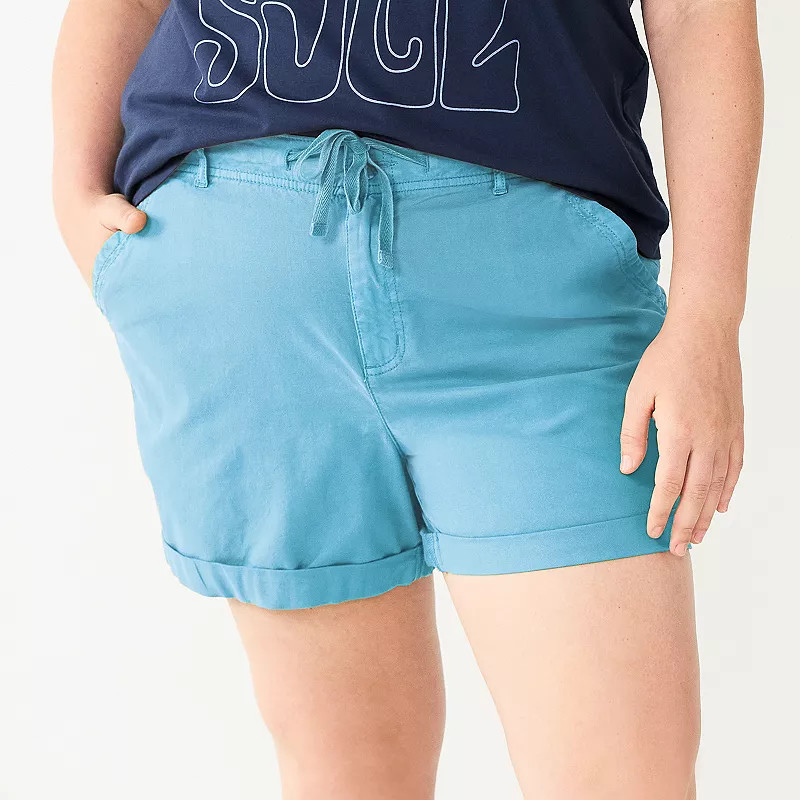 Plus Size Sonoma Goods For Life® Utility Shorts | Kohl's