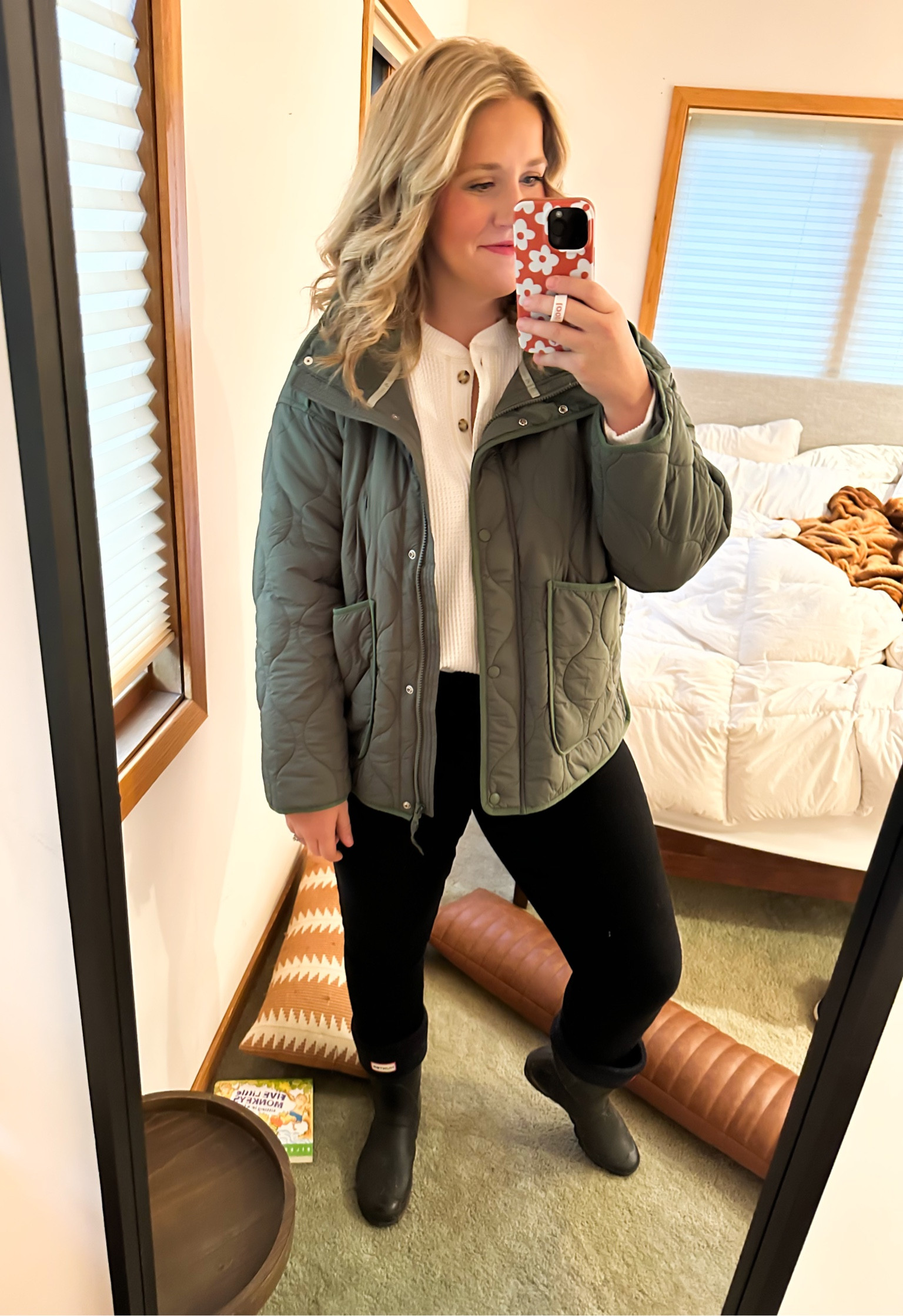Fall farm fit! Brought the kids to the farm today & it was COLD. Bundled up with this Henley + jacket and I was 👌🏼

SIZE INFO ⬇️
Jacket: Sized down to a Large
Henley: XL
Jeans: 16
Boots: 10


Midsize Fashion | Mom Style | Midsize Clothing | Women’s Fashion | Fall Outfits

#LTKsalealert #LTKstyletip #LTKfindsunder50