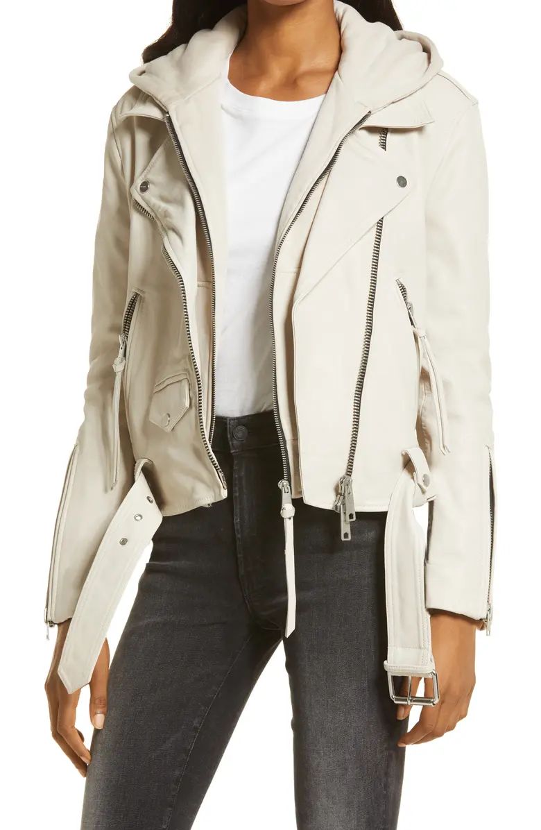 Naria Hoodie Biker Jacket | Nordstrom