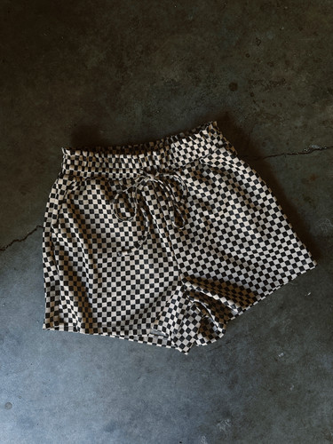 Y'allternative Checkered Knit Shorts | Slater Vintage