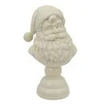 Santa Bust Christmas Tabletop Decoration, White, 10.8", by Holiday Time - Walmart.com | Walmart (US)