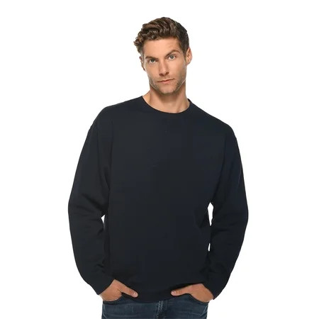 Navy Sweatshirts for Men Womens Sweatshirt Casual Plain Long Sleeve Navy Blue Sweaters for Women and Men | Walmart (US)