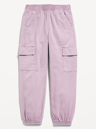 Twill Cargo Jogger Pants for Girls | Old Navy (US)