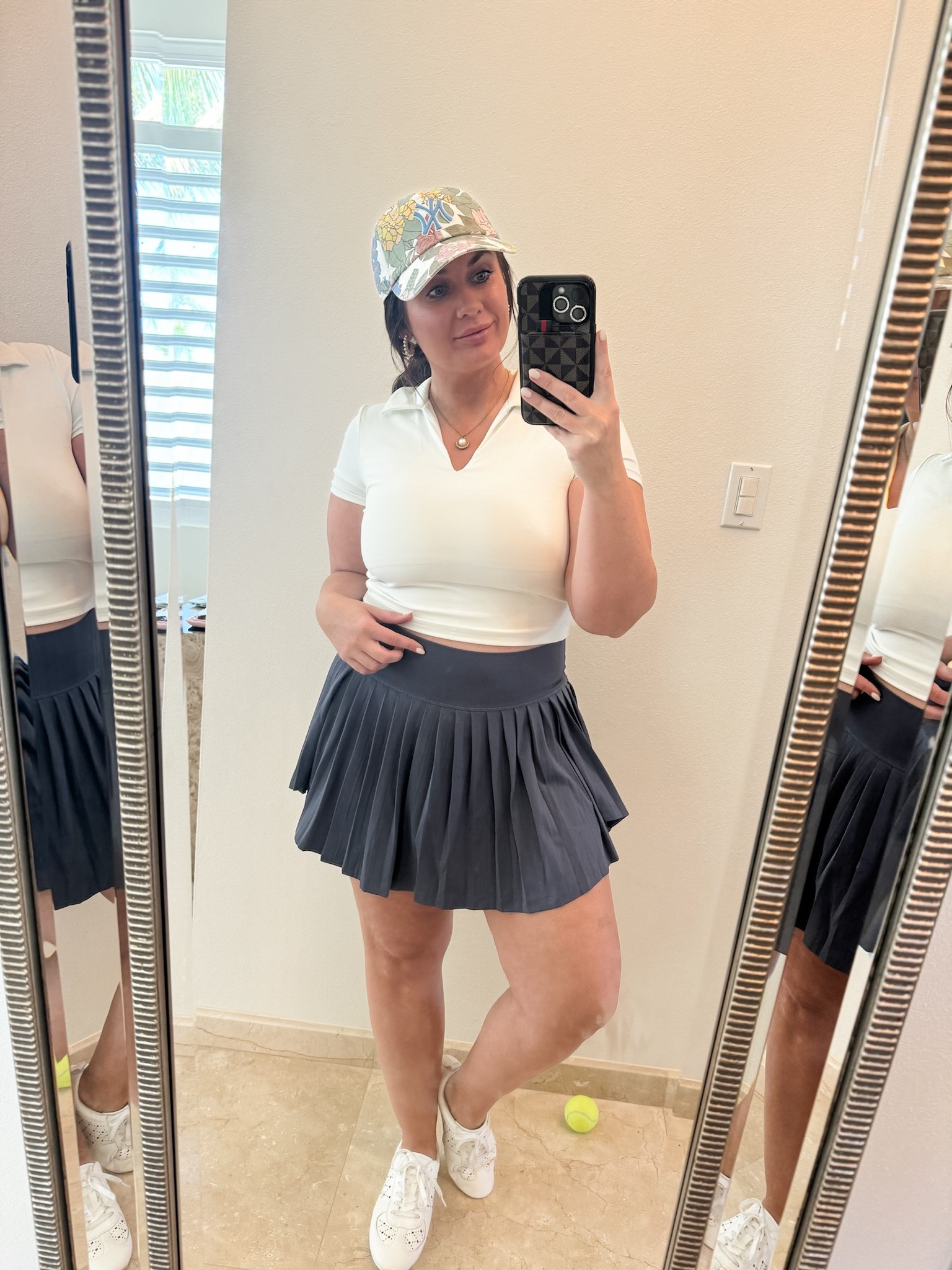 I’m suddenly obsessed with tennis 🎾 and the outfits 😉 I’m wearing a large in both pieces.

#LTKMidsize #LTKActive