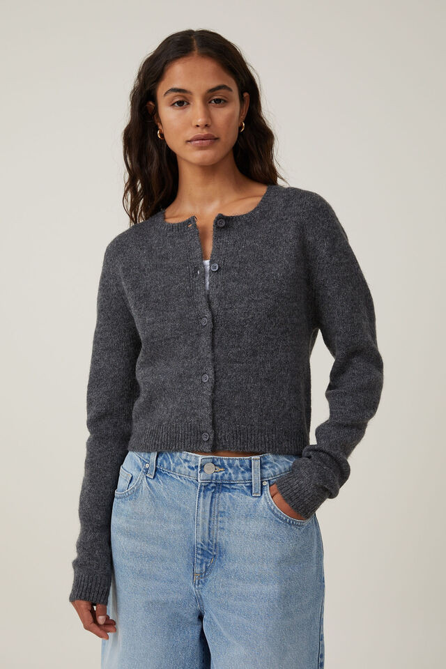 Super Crew Neck Cardigan | Cotton On (US)