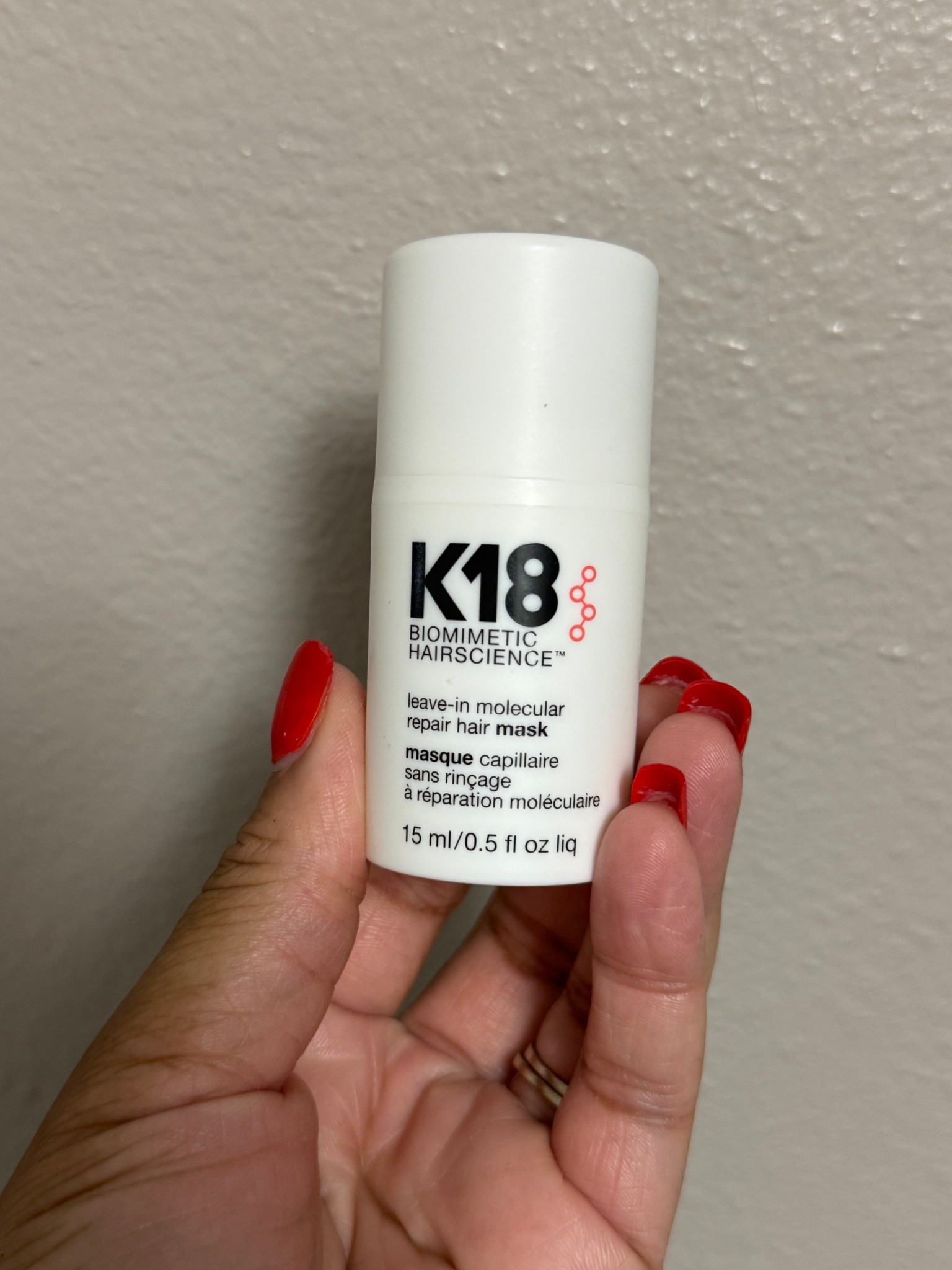 Let’s talk about a product that actually changed my hair: K18 Leave-In Molecular Repair Hair Mask 🤍

I’m very serious about my hair care, and this is one of those products that’s not just hype. If your hair is heat styled, colored, or just needs some love… this brings it back to life.

Why I love it:
• Helps repair damage from heat + color  
• Makes hair feel softer, stronger, and healthier  
• Lightweight leave-in (doesn’t weigh hair down)  
• Helps with breakage and overall hair strength  
• You start seeing/feeling a difference after a few uses  

I use it after washing my hair and it just makes everything feel smoother and more manageable… like my hair actually feels healthy again.

It’s giving restored, silky, taken care of hair every time ✨

Linked it in my LTK 🤍

#LTKselfcare #LTKBeauty