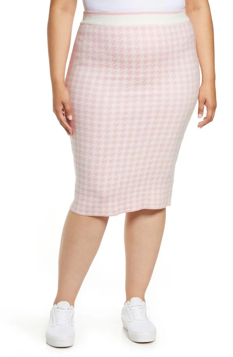 Houndstooth Midi Skirt | Nordstrom