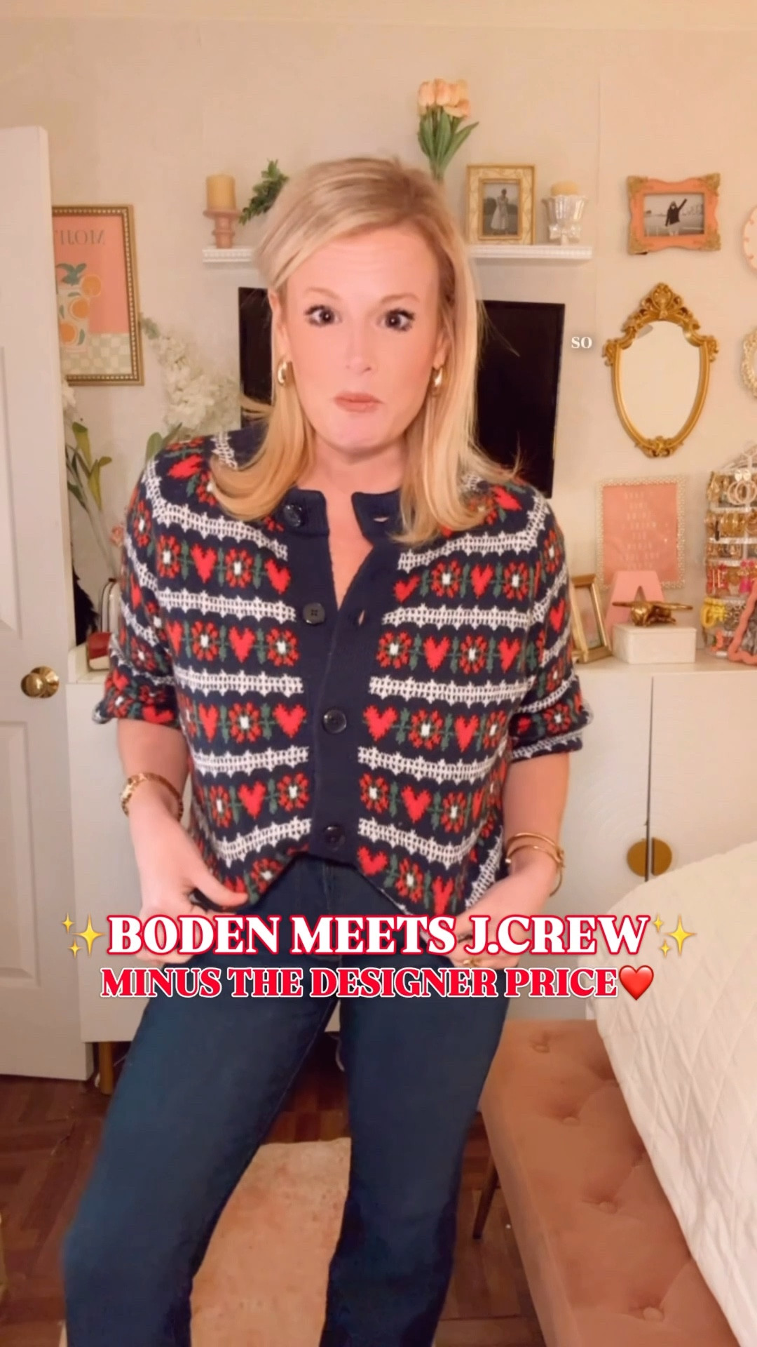 NEW Old Navy cardigan sweater | women’s cardigan sweater | elevated knit cardigan just dropped

Spotted: a NEW Old Navy cardigan sweater giving J.Crew meets Boden energy — minus the designer price. This is a women’s cardigan sweater with a classic crew neckline, full button front, and an intentionally polished knit that reads elevated, not casual.

The fabric is what makes this one stand out. This Old Navy cardigan uses their SoSoft knit blend that feels cashmere-adjacent to the touch while still wearing as a year-round layering piece. The rib-knit trim, structured crew neck, and clean button front give it that refined, British-prep silhouette you normally see from Boden or heritage J.Crew knits — but at a far more accessible price point.

Fit notes: I’m wearing my true size Medium for a relaxed-but-polished fit. It hits high on the hip, layers cleanly over tees or blouses, and works just as well buttoned up as worn open.

This is exactly the type of elevated cardigan that goes viral: classic silhouette, recognizable prep styling, and a versatile knit that fits into workwear, casual outfits, and everyday layering. These Old Navy sweaters tend to gain traction quickly. 

If your style leans preppy, polished, classic, or quietly feminine — this is one to grab early before sizes start thinning.

Old Navy cardigan, women’s cardigan sweater, Old Navy sweaters, knit cardigan sweater, button front cardigan, crew neck cardigan, preppy cardigan, J.Crew inspired cardigan, Boden inspired sweater, workwear cardigan, classic cardigan outfit, everyday knitwear, elevated basics, affordable preppy style, LTK sweaters, LTK workwear, LTK apparel

#OldNavy #OldNavySweater #OldNavyFinds #Boden #JCrew #PreppyStyle #LookForLess #ValentinesDaySweater


#LTKFindsUnder50 #LTKSeasonal #LTKHoliday