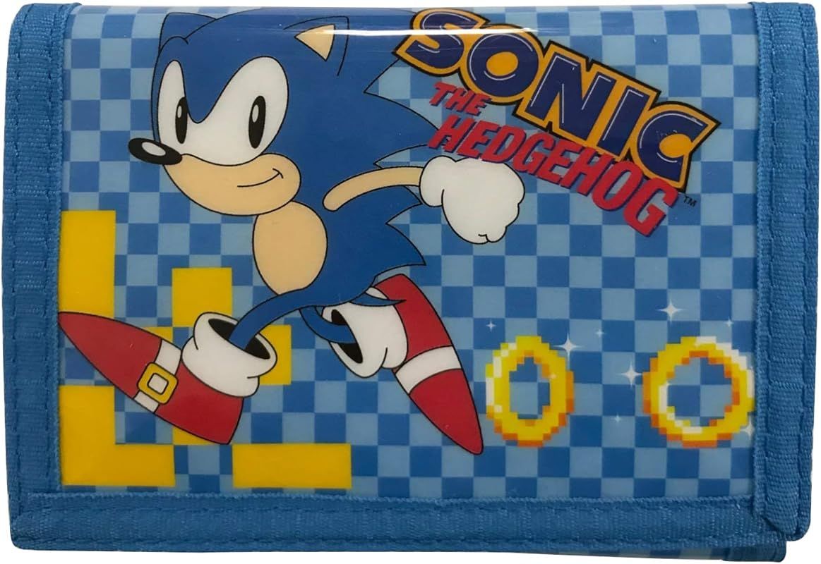 Sonic The Hedgehog Card and Coin Tri-Fold Wallet | Amazon (US)